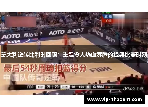 意大利逆转比利时回顾：重温令人热血沸腾的经典比赛时刻